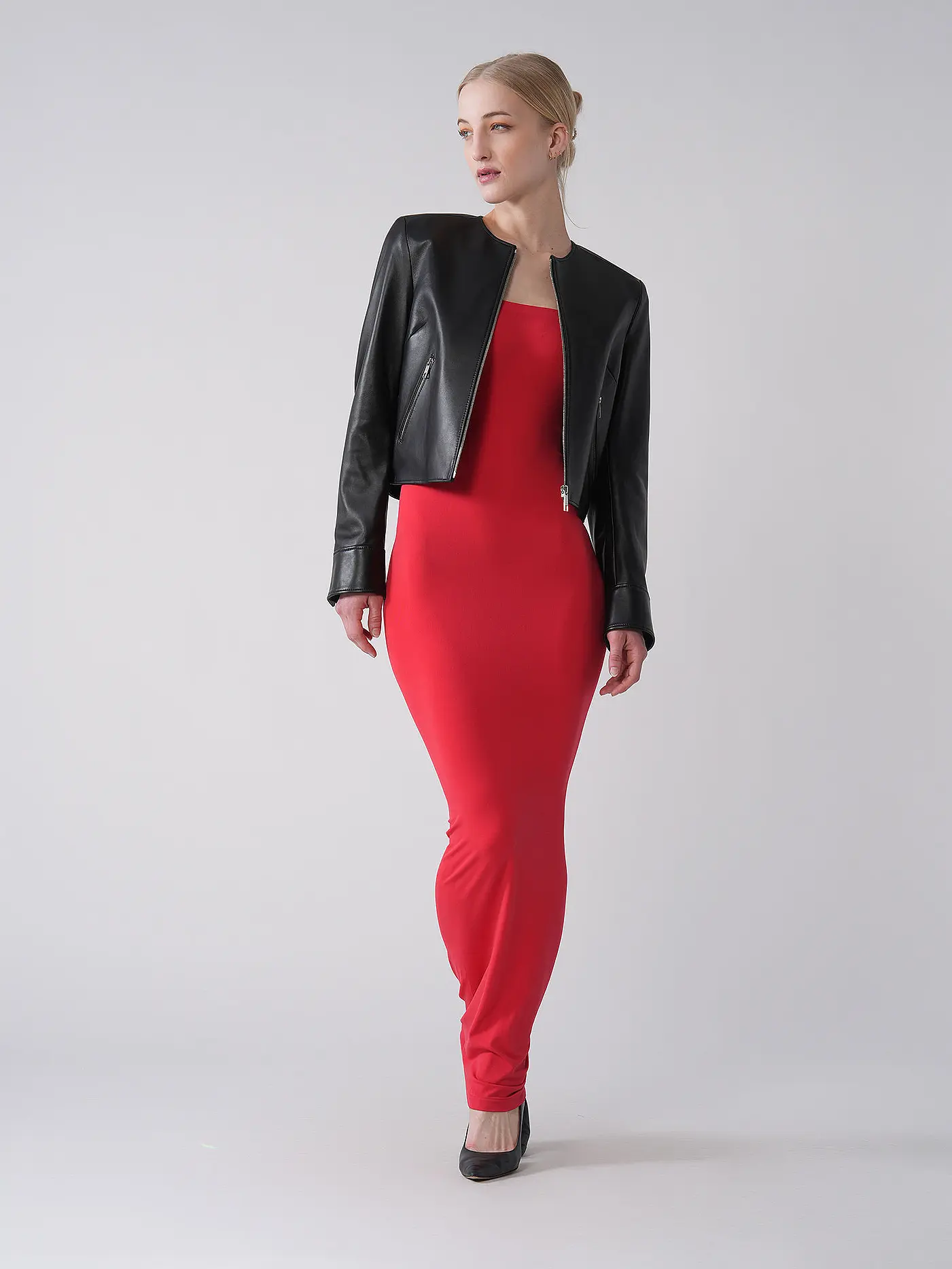 WOLFORD | Midikleid FATAL | rot